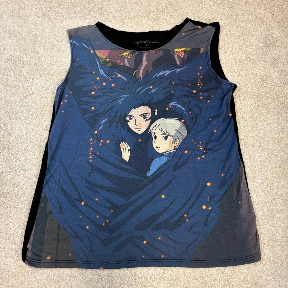 Her Universe Studio Ghibli Howl’s Moving Castle Embrace Girls Muscle Tank Size M